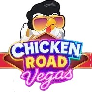 Chicken Road Vegas slot logo by InOut at Big Lucky Casino