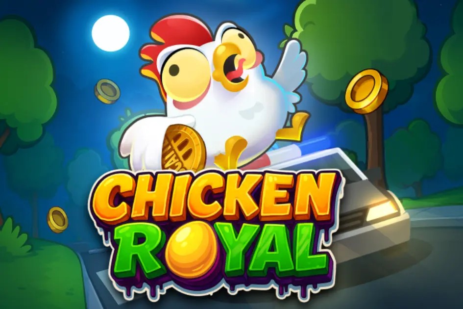 Try Chicken Royal slot by InOut on big-luckycasino.net – logo image