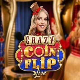 Logo of Crazy Coin Flip from Evolution at Big Lucky Casino