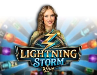Official Live Casino logo: Lightning Storm by Evolution at Big Lucky Casino