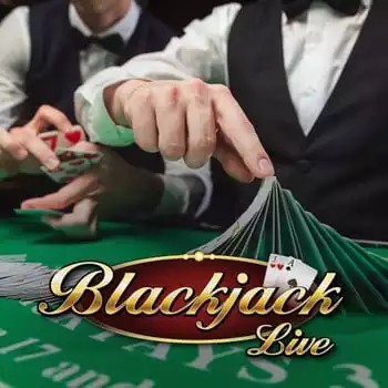Live Blackjack logo by Evolution Big Lucky Casino