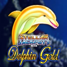 Dolphin Gold with Stellar Jackpots casino game by Lightning Box Game – featured logo at Big Lucky Casino