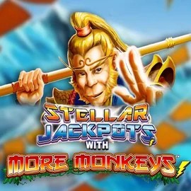 Stellar Jackpots with More Monkeys game by Lightning Box Game – logo hosted on Big Lucky Casino