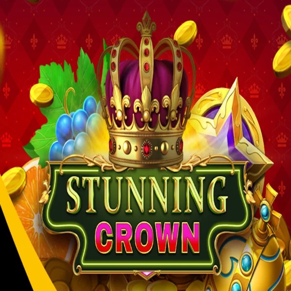 Stunning Crown slot logo by BF Games at Big Lucky Casino